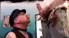 old boy Giving blowjob