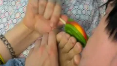 Conner And Tyler attractive Foot Foreplay Then unprotected nail