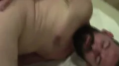 non-professional receives pooper poked