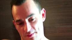 Real Straight Gym coach Serviced His big penis In Porn For His 1rst Time Life