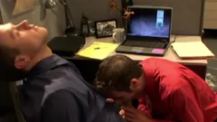 lewd Office gays screwing asses In The Office