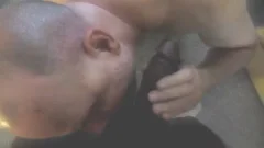 dick sucker Consumes large, darksome, Baggy Balls And Boner.