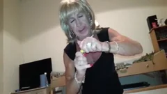Pauline likes To suck Mikes shlong With sleazy lady-twink Crossd