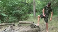 Caught In Teh Woods
