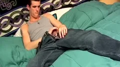 juicy teen likes jerking off His penis