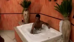 fine homosexual Hunks In The Tub Start Making Out And bang