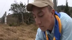 Latin group sex outside