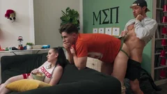 Men: A Frat House Foursome