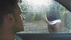 gay porno filmed outdoors in car filthy