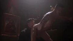 Muscle homosexual drubbing With penis juice flow