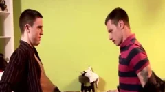 handsome teen spreads His lovers butt