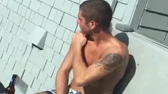 Next Door Male: Caleb's Couch-Cumming Conquest