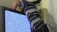 The TV Repair chap Is Cumming