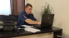Ginger lad And Police chap