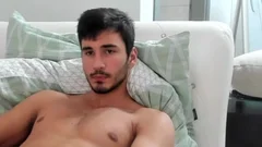 stylish youthful guy Masturbating In webcam