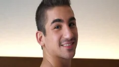 homosexual twink, Lukas Valentine Fingers His taut gap