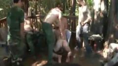 Army Domination And gangbang