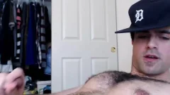 cam cum: Straight bushy Daddy Jerks And Cums