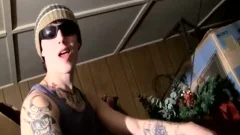 Tattooed Bad boy Blinx Shows Off How this guy Masturbates