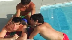Poolside fuckfest