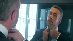 In a suit likes hard pounding