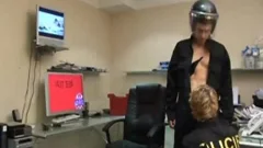 nudeback blonde Police homosexual boy