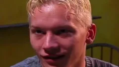 blond twink Enjoys A Hard anal fuck At The Bar