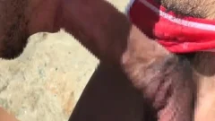 lusty oriental plowed At The Beach