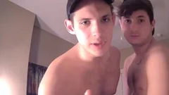 The guy Sucks The Other guy's 10-Pounder And Then pounds Him In The anal In Live