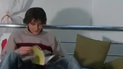Skinny jerk offer receives off to straight porn