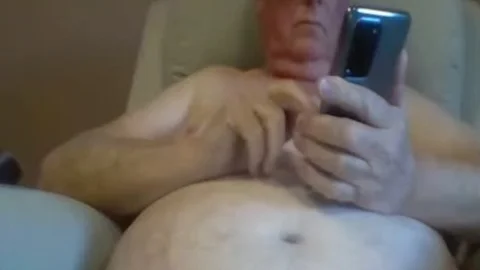 grandpa stroke On webcam