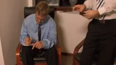 nasty homosexual men slamming In The Office