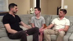 Raw Threesome Daddy Uncles Breed Boy