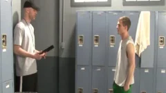 tasty knobs banging In Locker Room