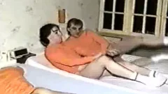 Loud sex in tandem with young twink