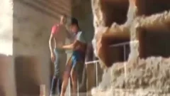 Interracial guys semeny banging