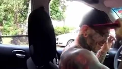 Giving My Boyfriend A oral sex In The Car
