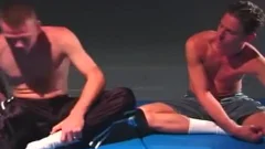 Two studs Footjobs And ass pounding