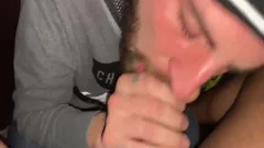 homosexual Sucks A Straight lad's penis, And Fingers His pooper