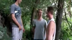 youthful chap Gives Blowjobs And East sperm outside