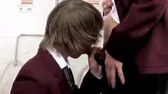 banging The Bully At The College Toilette