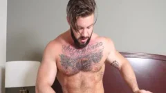 hairy Muscle dudes pound bare