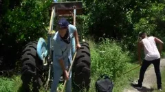 Naught Farmers Jay Seabrook & Tim Hanes acquire Sweaty Doing Some Outdoor Work