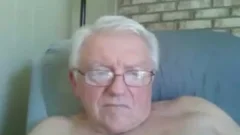 old man Show On web camera
