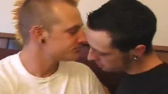 brunette hair lad receives His cock Sucked With 69
