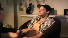 suck And gulp non-professional Straight boy love juice