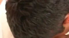 homosexual bushy dudes Buttfuck without A poke-rubber