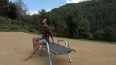 Sun Sweaty Aussie cocks