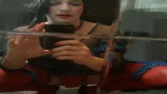 Self legal age teenager dilettante tgirl Trans Banana butt blow job sex Show dildos' Data-max=
