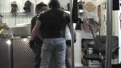 Three chaps sucked And pokeed By A Large penis In ass
